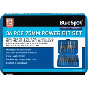 Image of BlueSpot 14150 36 Piece 75mm Power Bits Set