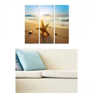 Image of MDFftr1006 Multicolor Decorative MDF Painting (3 Pieces)