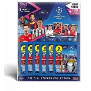 Image of UEFA Champions League 20/21 Sticker Multipack