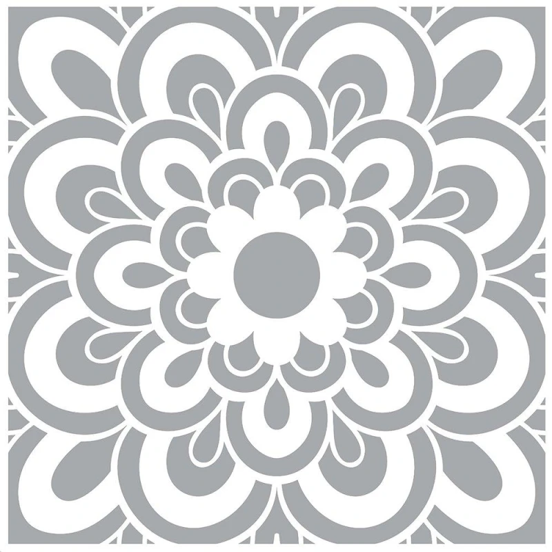 Image of Unbranded Stencil for Walls, Floors & Patios Maisie Opaque unisex 30CMX30CM