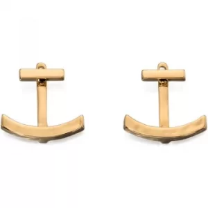 Image of Ladies Fiorelli PVD Gold plated Hammered Swing Earrings