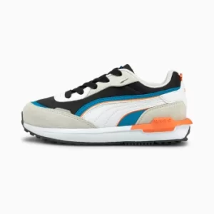 Image of PUMA City Rider Kids Trainers, Vaporous Grey/Black Size 1 Shoes