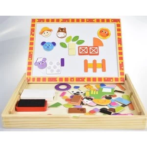 Image of Wooden Magnetic Double Sided Activity Board
