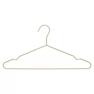 Image of Premier Housewares Spectrum 10pc Hanger Set Gold / Copper Plated Metal