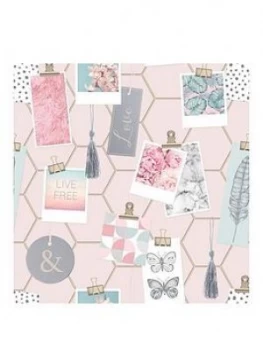 Image of Fresco Clip Frames Wallpaper