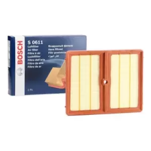 Image of Bosch Air filter VW,AUDI,SKODA F 026 400 611 04C129620A,04C129620A,04C129620A Engine air filter,Engine filter 04C129620A