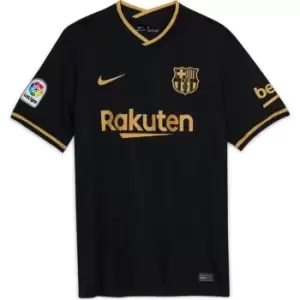 Image of Nike Barcelona Away Shirt 2020 2021 - Black