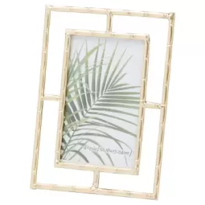 Image of Gold Open Edge Photo Frame 6X4