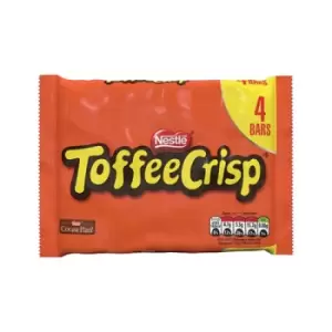 Image of Nestle Toffee Crisp x4 Bar 38g Multipack (Pack of 14) 12338235