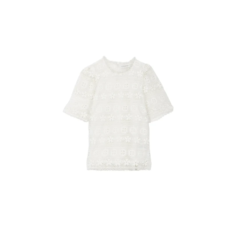 Image of La Petite Etoile Womens blouse La Petite Etoile Tilie Blanc Female M