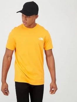 Image of The North Face Short Sleeve Simple Dome T-Shirt - Orange