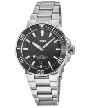 Image of Oris Aquis Date Black Dial Stainless Steel Mens Watch 01 733 7730 4154-07 8 24 05PEB 01 733 7730 4154-07 8 24 05PEB