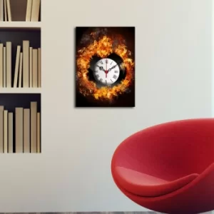 Image of 3040CS-94 Multicolor Decorative Canvas Wall Clock