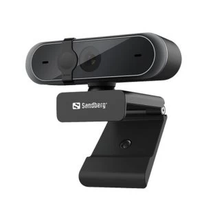 Image of Sandberg USB FHD Webcam Pro 5MP Omni-directional Mics HD Video Calling