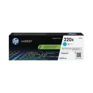 Image of HP 220X LaserJet Toner Cartridge HY Cyan W2201X HPW2201X