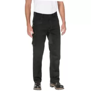 Image of Caterpillar Mens Operator FX Work Trousers (34S) (Black) - Black