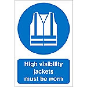 Image of Mandatory Sign High Vis Fluted Board 60 x 40 cm