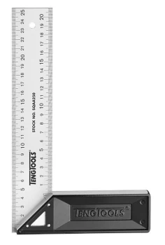 Image of Teng Tools SQAA250 Aluminium Try Square 250mm Stainless Steel Blade