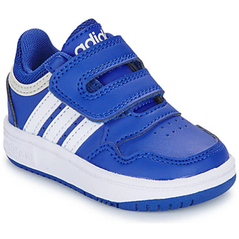 Image of adidas HOOPS 3.0 CF I boys's Children's Shoes (Trainers) in Blue