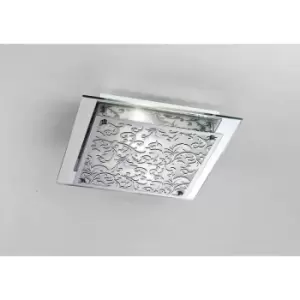 Image of Diyas - Roveta wall / ceiling light 2 Bulbs polished chrome