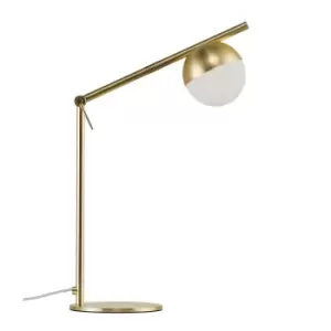 Image of Contina Globe Table Lamp Brass, G9