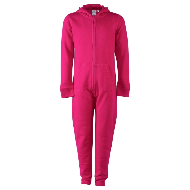 Image of Skinni Fit Skinnifit Minni Zip Up All-in-One in Fuchsia Size: 3-4 Years Fuchsia Unisex 3-4 Years