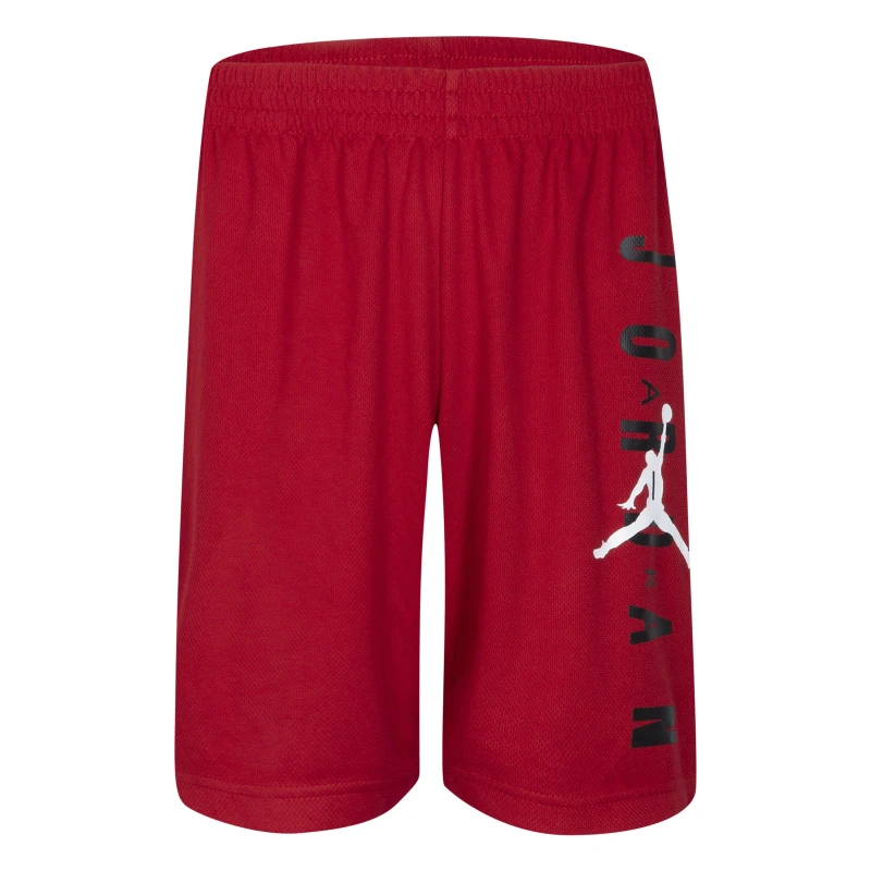 Image of Air Jordan Kids Mesh Tracksuit Shorts Gym Red male 13-15YR