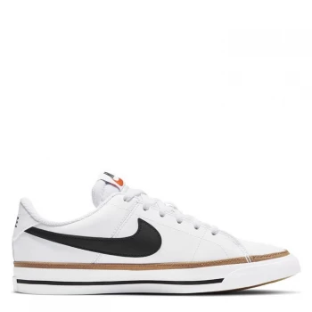 Image of Nike Court Legacy Big Kids Trainers - White/Black