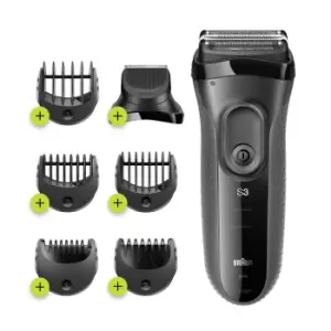 Image of Braun Series 3 3000BT Shave&Style - Eingebaute Anzeige - Akku - Grau
