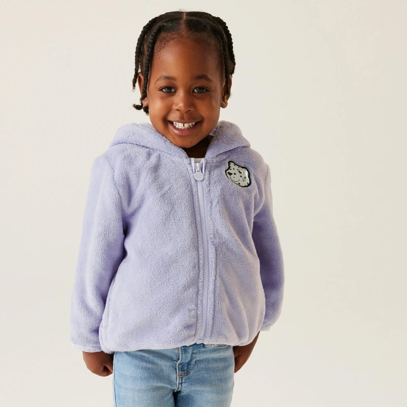 Image of Regatta Animal' Full Zip Fleece Pale Lilac
