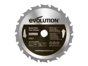 Image of Evolution GW185TCT-24 185mm Wood Circular Saw Blade