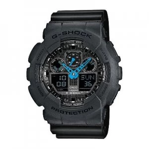 Image of Casio G SHOCK Standard Analog Digital Watch GA 100C 8AE Black