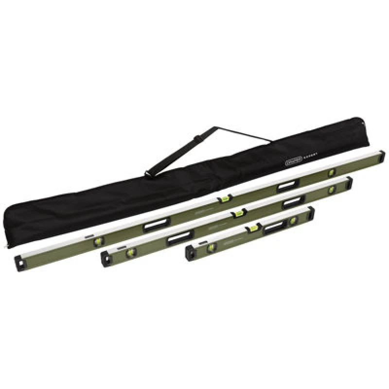 Image of Draper Expert 3 Piece Box Spirit Level and Transport Bag Set 29006