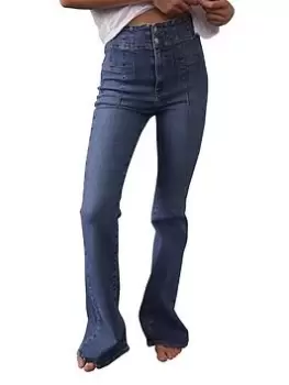 Image of Free People Jayde Flare - Sunburst Blue