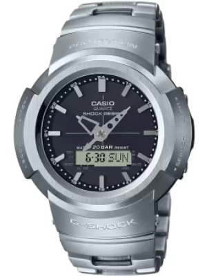 Image of Casio G-Shock Full Metal Digital Black Dial Stainless Steel Bracelet Watch AWM-500D-1AER