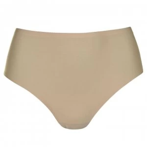Image of Chantelle Chantelle Soft String High Waited Thong - Nude