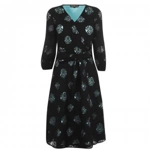 Image of Biba Cutwork Dress - Black