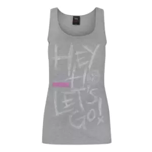 Image of Ramones Womens/Ladies Hey Ho Tank Top (M) (Grey)