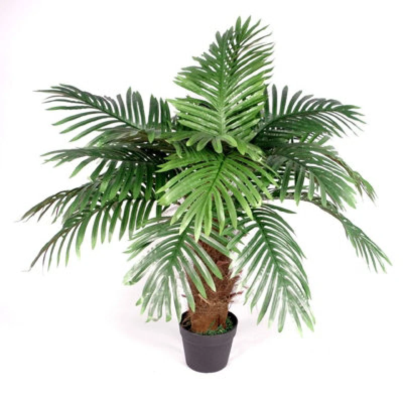 Image of Leaf 100cm Leaf Design UK Large Realistic Artificial Palm Tree Green unisex