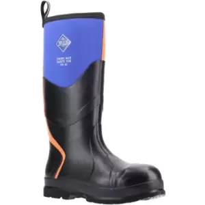 Image of Muck Boots Unisex Adults Chore Max S5 Safety Welllington (8 UK) (Blue/Orange) - Blue/Orange