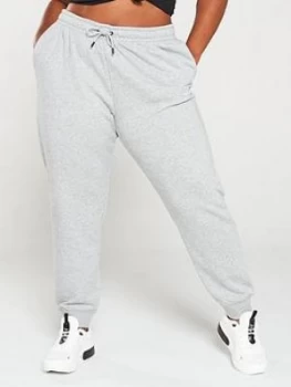 Image of Nike NSW Essential Pant (Curve) - Grey , Dark Grey Heather, Size 22-24=2X, Women