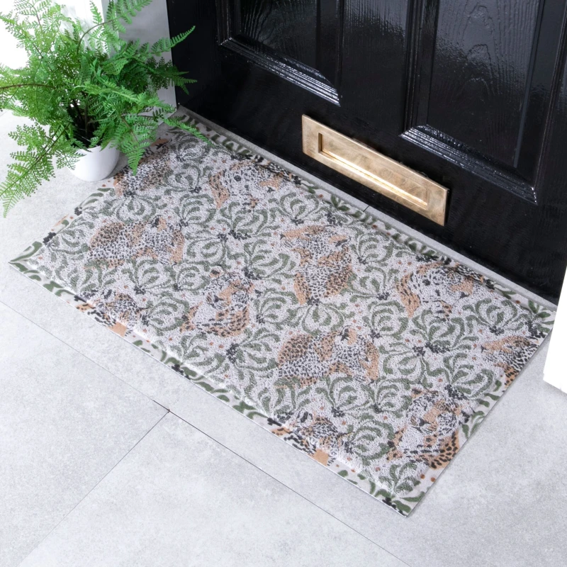 Image of Native Natural Leopard Leaf Doormat (70 X 40Cm)