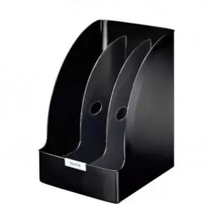 Image of Leitz Plus Jumbo Book And Magazine Rack Black - Outer carton of 3