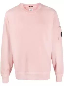 Image of C.P. COMPANY Lens Pocket Detail Sweatshirt Pink