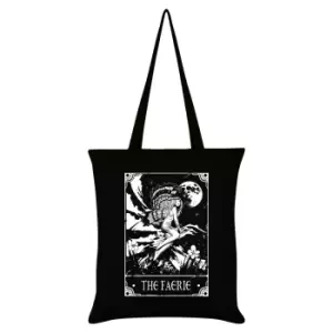 Image of Deadly Tarot The Faerie Tote Bag (One Size) (Black/White)