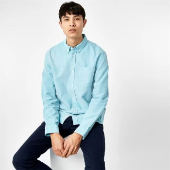 Image of Jack Wills Ainsworthy Stripe Oxford Shirt - Mint