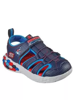 Image of Skechers Boys Mega-splash 2.0 Fisherman Sandal, Navy, Size 2 Older