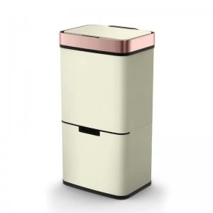 Image of Morphy Richards Pro 75L Recycling Sensor Bin Ivory