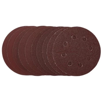 Image of Draper - 53510 Sanding Discs, 115mm, Hook & Loop, Assorted Grit, (10 Pack)