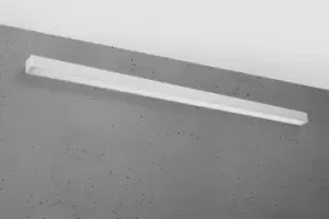 Image of Pinne Integrated LED Flush Wall Lights Grey 145cm 4000K